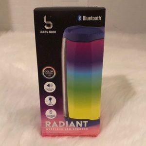 Bluetooth Radiant Color Changing Wireless LED Speaker/NWT